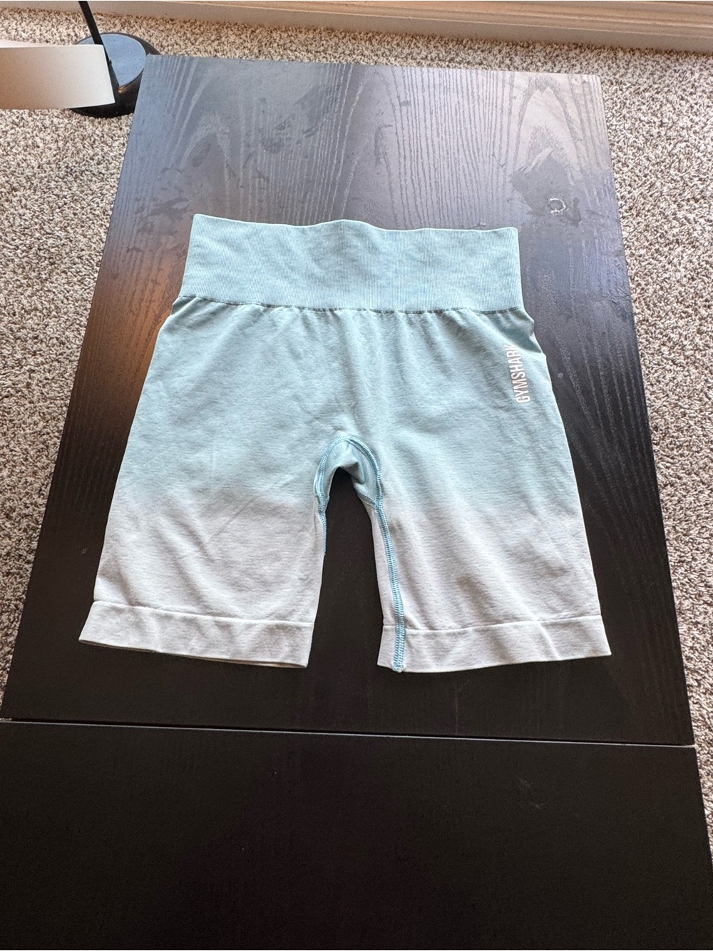 Gymshark Kids Pale Blue Seamless Bike Shorts